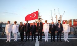 Somali'de 'Çağrı Bey Ultra Derin Deniz Petrol Sondaj Sahası Gemi Karşılama Töreni' düzenlendi