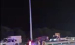 Takla atan otomobil karşı yöne devrildi; 3 yaralı