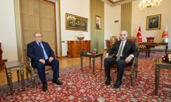 TBMM Başkanı Kurtulmuş, Cezayir Büyükelçisi Guennad'ı kabul etti