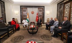 TBMM Başkanı Kurtulmuş, Guyana, Nijer ve Zambiya Meclis Başkanları ile görüştü