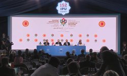 TBMM Başkanı Kurtulmuş: Ortadoğu'da kalıcı huzurun yolu iki devletli siyasi ufkun hayata geçirilmesini gerektirmektedir