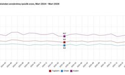 TÜİK: İşsizlik martta yüzde 0,3 azaldı