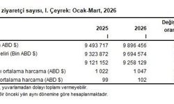 TÜİK: Turizm geliri 1'inci çeyrekte yüzde 4,2 arttı