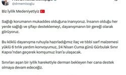 Türkiye'den İran'a 6 TIR ilaç ve tıbbi malzeme yardımı