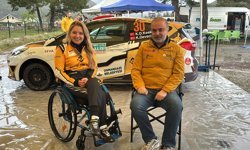 Türkiye'nin ilk engelli kadın ralli pilotu Kübra Denizci Keskin'den çifte derece