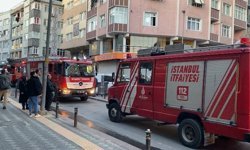 Zeytinburnu'nda inşaatta yapılan beton dökme işlemi sırasında yandaki binanın duvarı çöktü