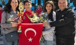 14 yaşındaki milli karateci Görkem dünya ikincisi oldu: Başarılarımı birincilikle taçlandırmak istiyorum