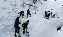 4 ay önce çığ altında kalan çoban için yeniden başlatılan arama çalışmaları 3'üncü gününde / Ek fotoğraflar