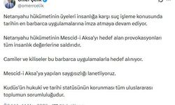 AK Parti'li Çelik: Mescid-i Aksa'ya yapılan saygısızlığı lanetliyoruz