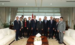 Anayasa Mahkemesi Başkanı Özkaya, Çin Yüksek Halk Mahkemesi Başkan Yardımcısı Liang'ı kabul etti