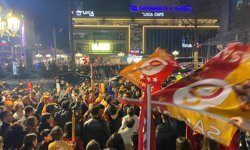 Ankara'da Galatasaray'ın 26'ncı şampiyonluğu coşkuyla kutlandı