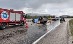 Antalya'da otomobil, takla attı; evli çift öldü, 2 yaralı