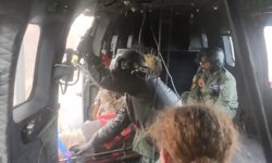 Askeri helikopterle kurtarıldı; o anları anlattı
