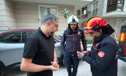 Avcılar'da yuvadan düşen yavru martıları itfaiye kurtardı