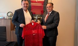 Avrupa Türk Futbol Federasyonu'ndan TFF'ye ziyaret