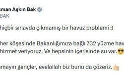 Bakan Bak'tan Marmaris Belediyesi'ndeki havuz sorununa tepki