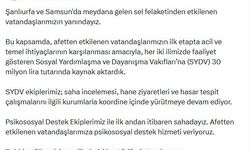 Bakan Göktaş: Selden etkilenenler için 30 milyon lira kaynak aktardık