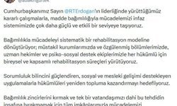 Bakan Gürlek: Bağımlılıkla mücadeleyi sistematik bir rehabilitasyon modeline dönüştürüyoruz