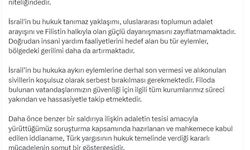 Bakan Gürlek: İsrail, hukuka aykırı eylemlerine derhal son vermeli