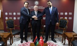 Bakanı Güler, Libya Ulusal Ordusu Genel Komutan Yardımcısı ve Libya Savunma Bakan Vekili ile görüştü