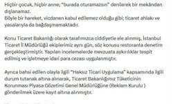 Bakanlıktan zincir restoranda ayrımcılık iddiasına idari para cezası