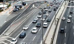 Bayram tatilinin son gününde Çamlıca gişelerinde dönüş yoğunluğu - 1 / Dron görüntüsüyle