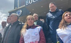 Buca Belediyesi'nde memurlar eylemini sürdürdü
