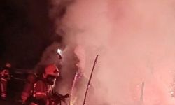 Bursa'da barakada çıkan yangın söndürüldü