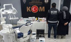 Bursa'da sahte diş hekimlerinin işlettiği kaçak muayenehaneye baskın: 2 gözaltı