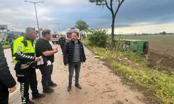 Çanakkale'de otobüs devrildi; 46 yaralı (2)