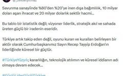 Cevdet Yılmaz: Türkiye savunma sanayinde küresel güçtür