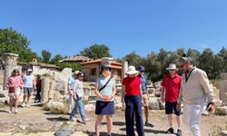 Cruise turistlerinin yeni rotası Stratonikeia oldu