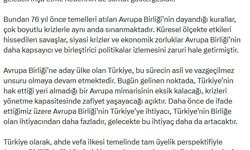 Cumhurbaşkanı Erdoğan: AB ile ilişkilerimizi kazan-kazan anlayışıyla ilerletme iradesindeyiz
