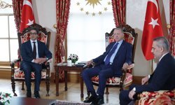 Cumhurbaşkanı Erdoğan, BAE Devlet Başkanı yardımcısı Şeyh Mansur Bin Zayid Al Nahyan'ı kabul etti