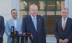 Cumhurbaşkanı Erdoğan, bayram namazını Büyük Çamlıca Camii'nde kıldı / Geniş haber- aktüel görüntü