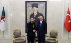 Cumhurbaşkanı Erdoğan, Cezayir Cumhurbaşkanı Tebbun'u karşıladı