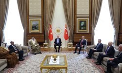 Cumhurbaşkanı Erdoğan, Kuveyt Dışişleri Bakanı Al-Sabah'ı kabul etti