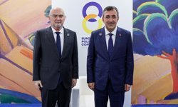 Cumhurbaşkanı Yardımcısı Yılmaz, AGİT Genel Sekreteri Sinirlioğlu ile bir araya geldi