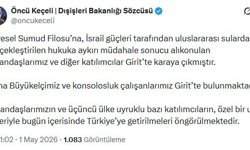 Dışişleri Bakanlığı: Sumud Filosu'nda alıkonulan vatandaşlarımız bugün yurda getirilecek