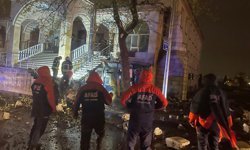 Elazığ'da, sağanakta camiye yıldırım düştü; minare yıkıldı / Ek Fotoğraflar