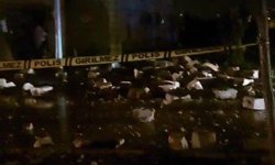 Elazığ'da, sağanakta camiye yıldırım düştü; minare yıkıldı