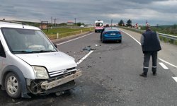 Enez Kaymakamı trafik kazasında yaralandı
