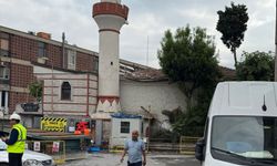 Fatih'te üniversite binasının inşaatı sırasında cami minaresi yıkıldı -1 / Ek fotoğraflar