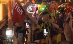 Galatasaray'ın şampiyonluğu İzmir'de coşkuyla kutlandı