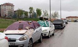 Gaziantep'te fırtınanın hasarı gün ağarınca ortaya çıktı