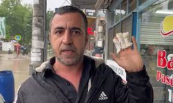 Hafif ticari aracın anne ve çocuğunu altına alıp, sürüklediği kaza kamerada (2)