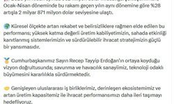 Haluk Görgün: Savunma ve havacılık sanayimiz nisanda yükselişini sürdürdü