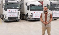 İHH, İran'a 7 TIR insani yardım malzemesi gönderdi