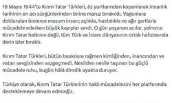 İletişim Başkanı Duran: Kırım Tatar Türklerinin haklı mücadelesini desteklemeye devam edeceğiz