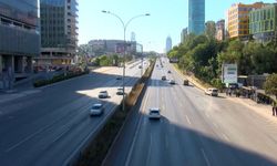 İstanbul'da bayramın ilk gününde yollar boş kaldı (Havadan görüntülerle)